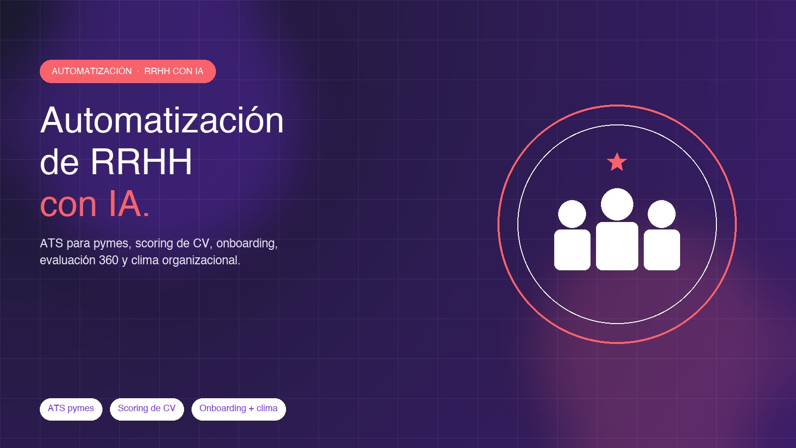 Automatización de RRHH con IA: ATS, scoring de CV, onboarding y clima organizacional para pymes — Mentora Colombia