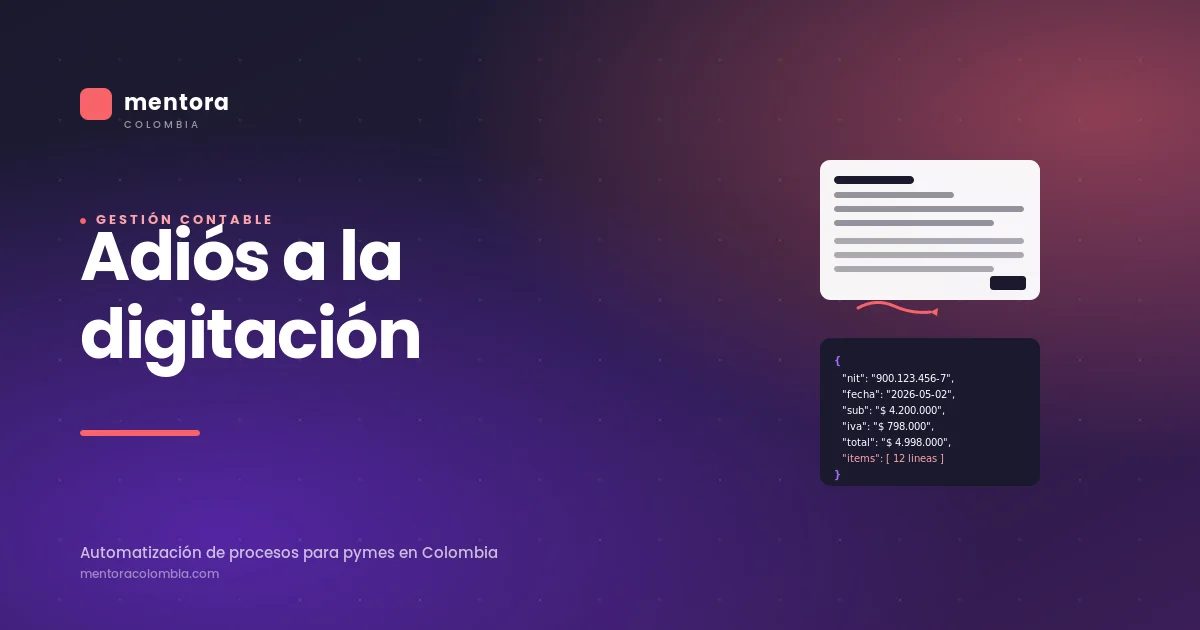 Extracción automática de datos de facturas: el alivio para el área contable de su pyme