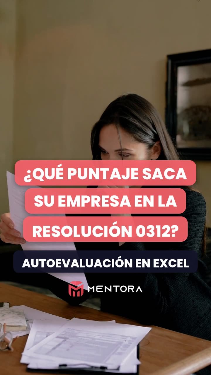 Autoevaluación de estándares mínimos 0312 en Excel: portada del video