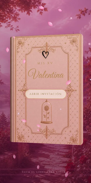 Diseño Aurora Fucsia — invitación de 15 años vibrante